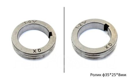 Ролик подающий проволоку СВАРОГ 1.0 x 1.2 мм (сталь 35 x 25 x 8 мм) Ф-35