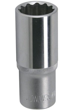 Головка торцевая 12-гранная глубокая 1/2"DR, 30 мм JONNESWAY