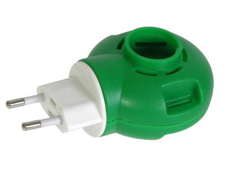 Электрофумигатор универсальный с индикатором для жидкости и пластиковых пластин (поворотная вилка)