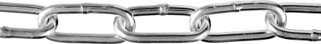 Цепь длиннозвенная Зубр 2 мм. (оцинков. сталь, DIN 763, 1 м.)