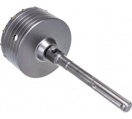 Коронка твердосплавная по бетону ПРАКТИКА SDS-MAX ударная 120 мм Серия МАСТЕР