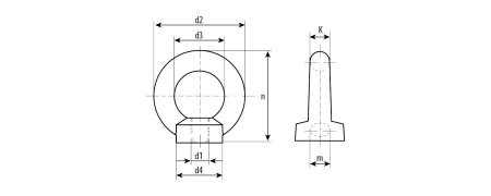 Рым-гайка Зубр М8