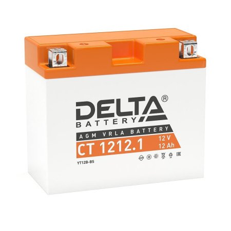 Аккумулятор DELTA CT 1212.1 (12В / 12А-ч) 151x71x130