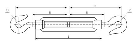 Талреп Зубр кольцо-кольцо DIN 1480 М8