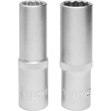 Головка торцевая 12-гранная глубокая 1/2"DR, 15 мм THORVIK