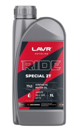 Масло моторное 2-х тактное LAVR Moto Ride Special 2T FD 1 л