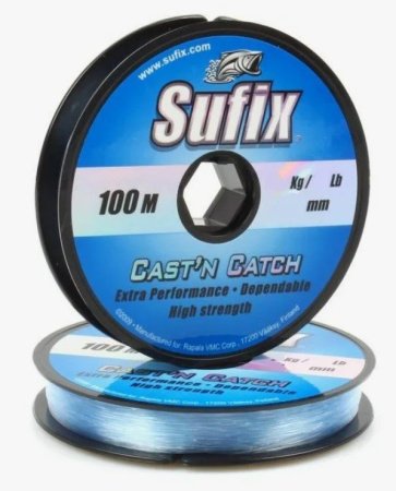Леска SUFIX Cast'n Catch x10 прозрачная 100м 0,50мм 13,7кг