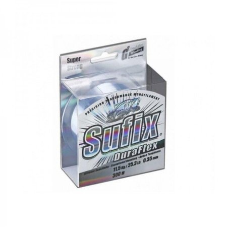 Леска SUFIX Duraflex прозрачная 150м 0,30мм 9,7кг