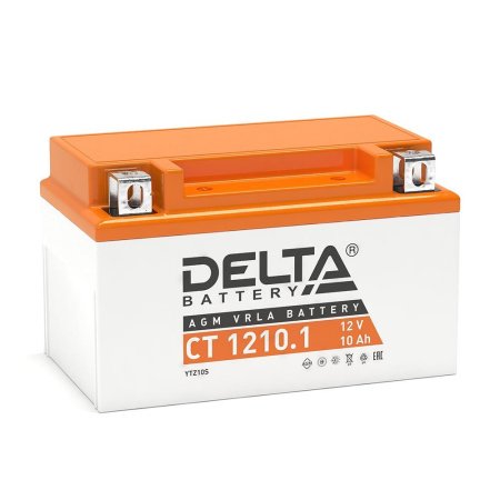 Аккумулятор DELTA CT 1210.1 (12В / 10А-ч) 150x86x93 (IRBIS Dingo 125/150, Буксировщик)