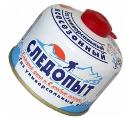 Газ для порт. плит "СЛЕДОПЫТ", метал. баллон, 230гр. резьб., (всесезонный)