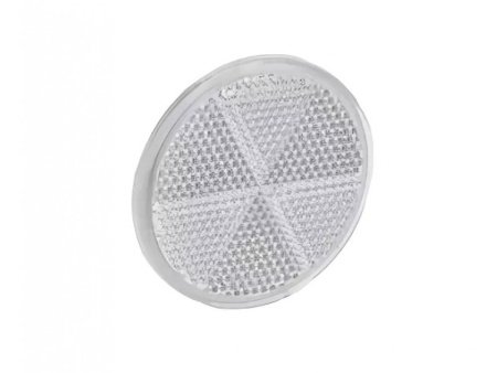 Светоотражатель круглый AL-KO FRISTOM DOB-032 B (белый) D=60мм самоклеящийся