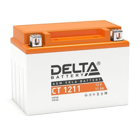Аккумулятор DELTA CT 1211 (12В / 11А-ч) 151x86x112