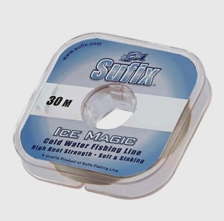 Леска зимняя SUFIX Ice Magic x12 прозрачная 30м 0,175мм 2,6кг