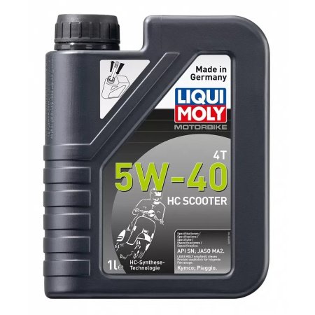 Масло моторное 4-х тактное LIQUI MOLY Motorbike 4T HC Scooter 5W-40 1 л