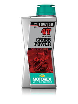 Масло моторное 4-х тактное MOTOREX Cross Power 4T SAE 10W-50 1 л_1