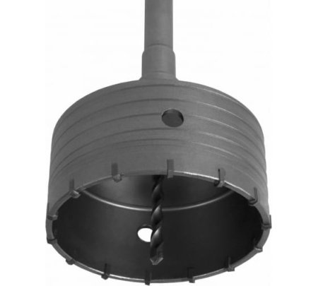 Коронка твердосплавная по бетону ПРАКТИКА SDS-MAX ударная 120 мм Серия МАСТЕР