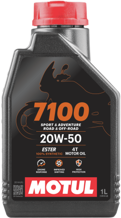 Масло моторное 4-х тактное MOTUL 7100 Ester 4T 20W-50 1л
