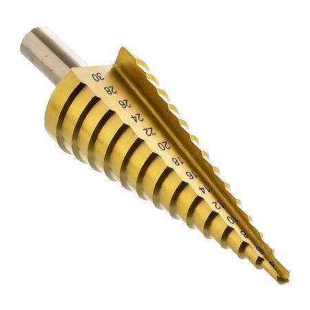 Сверло по металлу ступенчатое ПРАКТИКА P6M5 4-30 мм, шаг 2 мм Серия ЭКСПЕРТ (1шт)