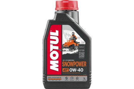 Масло моторное 4-х тактное MOTUL Snowpower 4T 0W-40 1 л