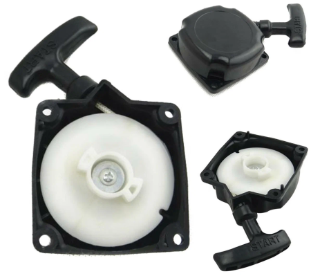 Стартер в сборе (33/43/52см3) с 2-мя зацепами для мотокос