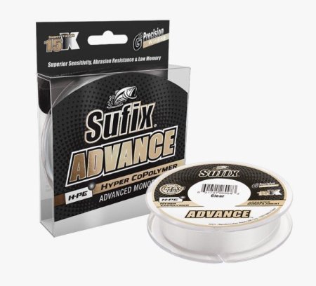 Леска SUFIX Advance прозрачная 150м 0,30мм 8,2кг