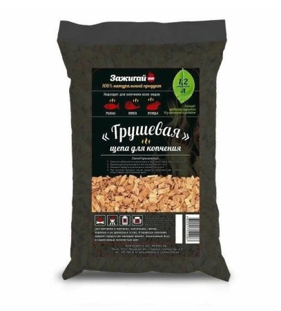 Щепа для копчения Зажигай Грушевая 1,2 л (300 гр.)