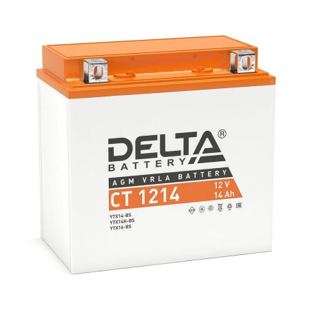 Аккумулятор DELTA CT 1214 (12В / 14А-ч) 151x88x147