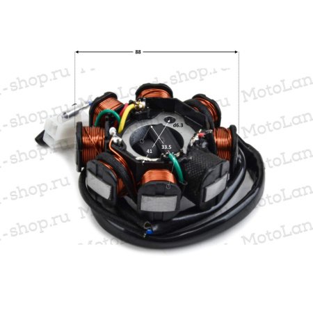 Статор генератора 157QMJ (150 см3) X-TECH
