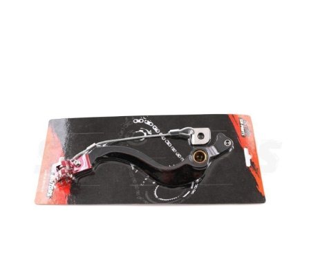 Педаль тормоза регулируемая SM-PARTS (HONDA CRF250R 04-18, CRF450R 02-18, CRF450RX 17-18) красная
