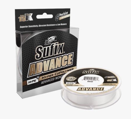 Леска SUFIX Advance прозрачная 150м 0,28мм 6,7кг