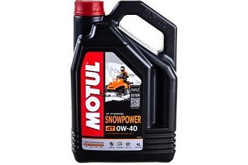 Масло моторное 4-х тактное MOTUL Snowpower 4T 0W-40 4 л_1