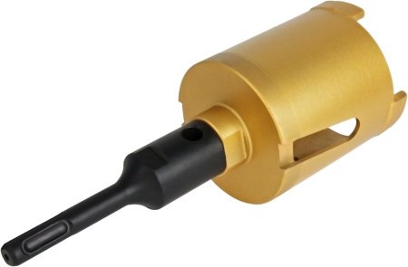 Коронка алмазная по бетону ПРАКТИКА 68 мм SDS-Plus/HEX безударная Серия ЭКСПЕРТ