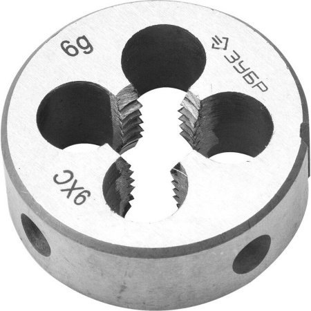 Плашка Зубр М5х0.5мм. (сталь 9ХС)
