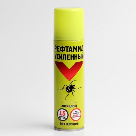 Аэрозоль Рефтамид Антиклещ усиленный 150 мл.