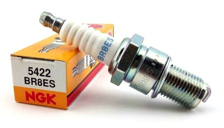 Свеча зажигания NGK BR8ES (SkiDoo/Polaris WTLX) съемный колпачок