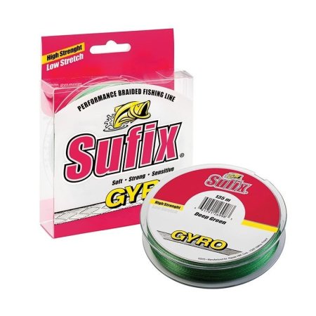 Леска плетёная SUFIX GYRO Braid зелёная 135м 0,30мм 17кг